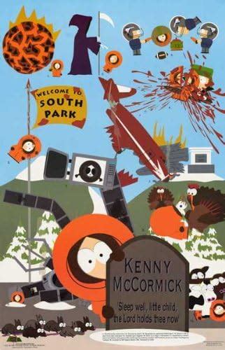 South Park The Many Deaths Of Kenny 22x34 Poster Prints