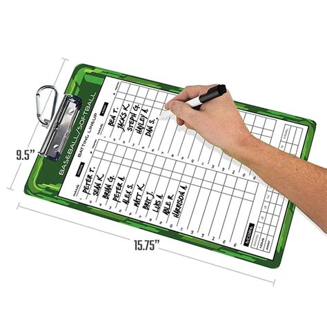 Double Sided Clipboards Basketball Dry Erase Board Football Coaching