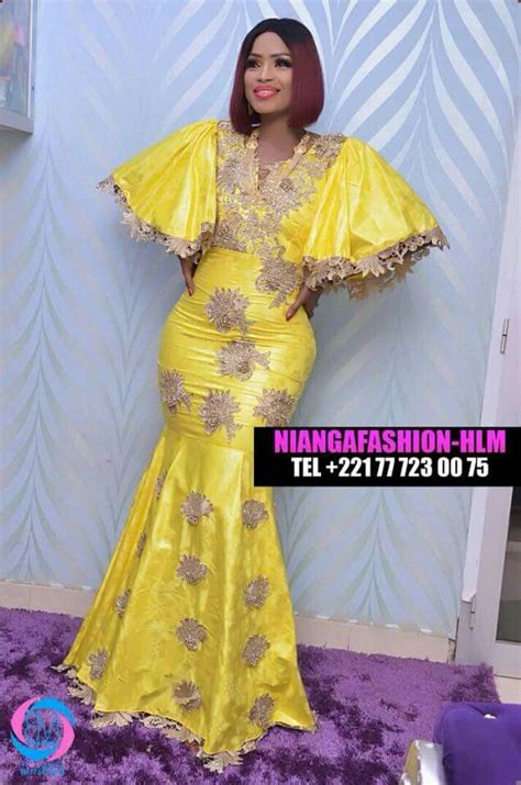 Cette collection de mifa envoûte les fans de la mode | limametti deux couleur brodé bazin tenue de la femme africaine. Modèle Bazin | Mode africaine robe, Mode africaine robe ...