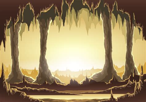 Vector Illustration Inside Cavern 157442 Download Free