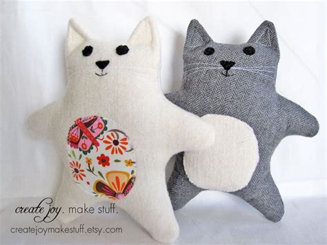 Soft Baby Cat Sewing Pattern And Tutorial Cat Rag Doll Pattern Pdf