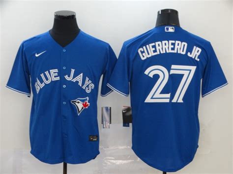 Mens Toronto Blue Jays 27 Vladimir Guerrero Jr Majestic Blue Cool