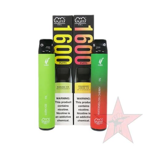 China Newest Disposable Vape 1600 Puffs With 20 Flavors Puff Bang Xxl China Disposable Puff