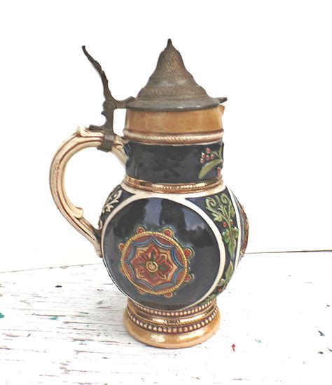 Germany celebrates the day on ascension day which is the thursday 40 days after easter. German Beer Stein, Fathers Day git, Mancave Decor, Vintage ...