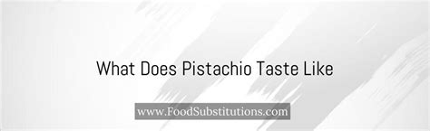 Pistachio Substitute Replacements And Alternatives Food Substitutions