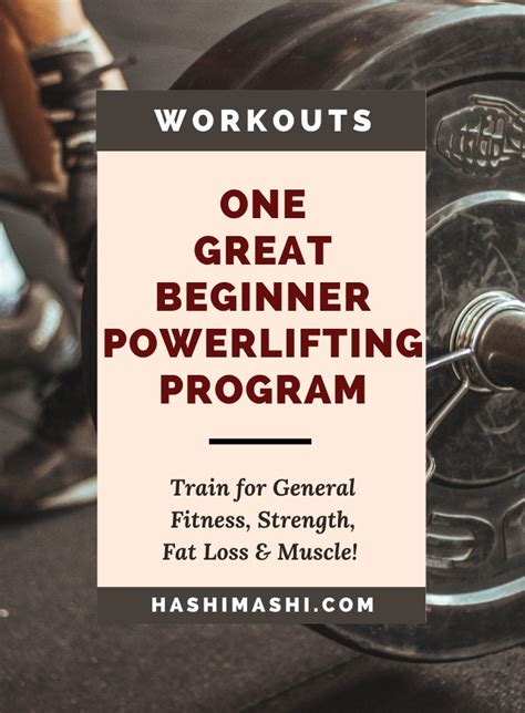 Best Beginner Powerlifting Program For Fitness And Strength Artofit