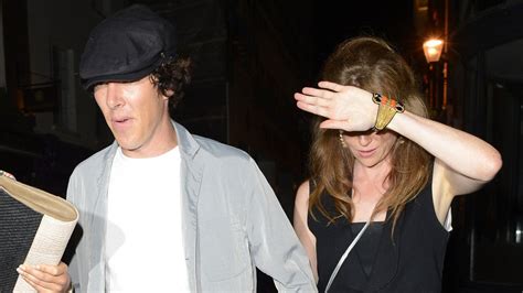 benedict cumberbatch spotted hand in hand with redhead days after kissing russian model katia