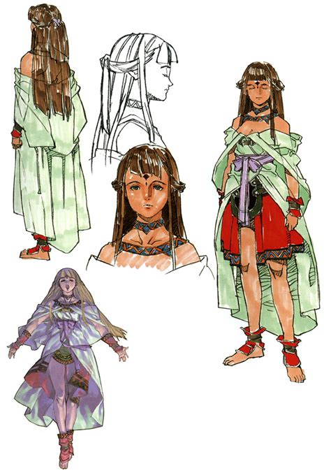 Shiho Concepts Characters And Art Valkyrie Profile