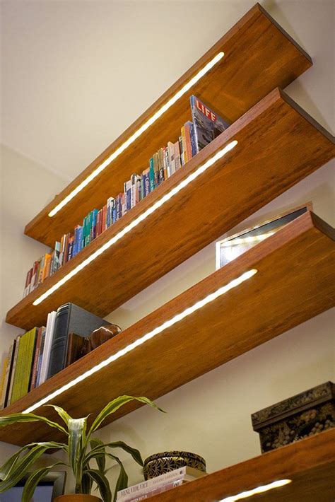 Nearly Invisible Shelf Lighting Diode Led Led Shelf Lighting Shelf Lighting Bookshelf Lighting