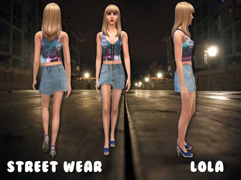 Sims And Just Stuff Street Wear By Lola Sims4