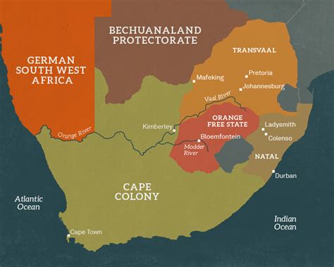 Boer War Map