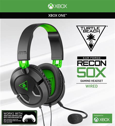 Turtle Beach Ear Force Recon 50X Stereo Gaming Headset Black Green