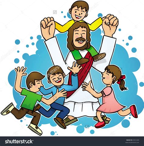 Lots and lots of people had come to hear what jesus was saying. Jesus with children clipart 7 » Clipart Station