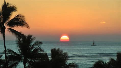 Waikiki Beach Sunset Youtube