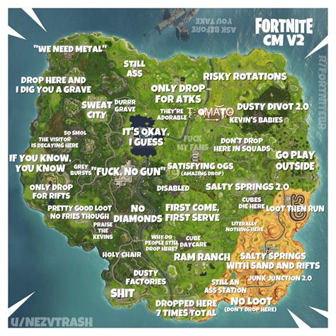 Controversial Map V2 Your Season 6 Locations With Updated Names R