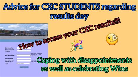 Advice For Cxc Students On Results Day♤how To Access Your Cxc Results