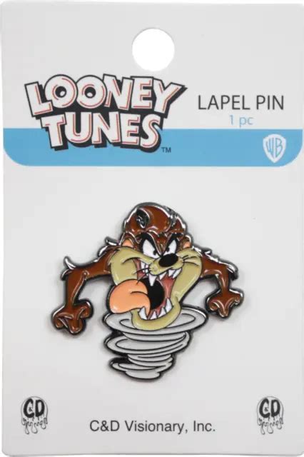 3407 Looney Tunes Taz Tasmanian Devil Cartoon Enamel Pin Badge Button