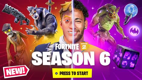 New Season 6 Skins Weapons And More Fortnite Chapter 2 Season 6 Youtube