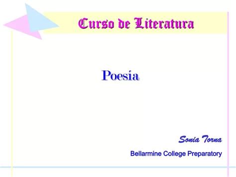 Ppt Curso De Literatura Powerpoint Presentation Free Download Id