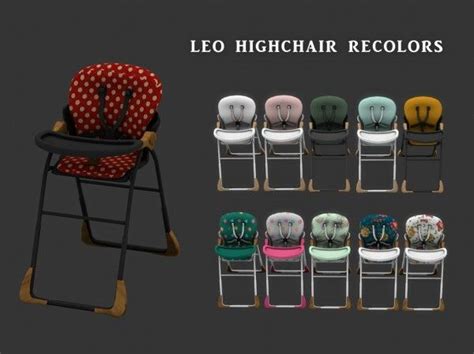 Leo Sims Highchair Rc For The Sims 4 Spring4sims Sims 4