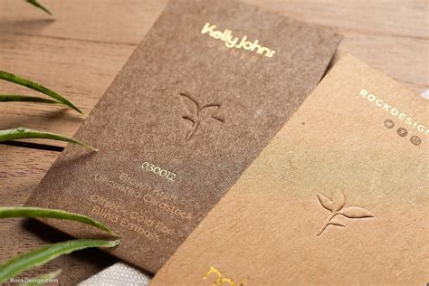 Eco Friendly Business Card Design Templates Natural Eats