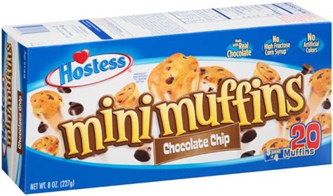 Hostess Chocolate Chip Mini Muffins 20ct Hy Vee Aisles Online Grocery