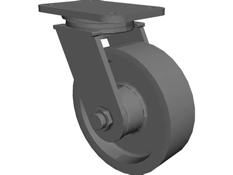 Caster Wheel Cad Model 3dcadbrowser