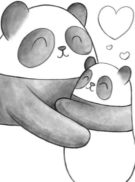 Pin By Catalina Lixer On Tierno Panda Hug Panda Bear Art Panda Art