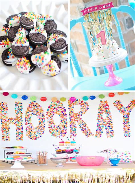 kara s party ideas confetti bash birthday party planning ideas cake idea supplies decor