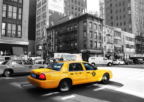 Fotos Gratis Peatonal La Carretera Tr Fico Calle Nueva York Centro De La Ciudad Taxi