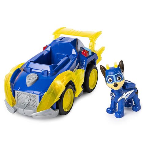 Paw Patrol Mighty Pups Super Paws Chase Marshall Rocky Rubble Skye Zuma S Deluxe Vehicle