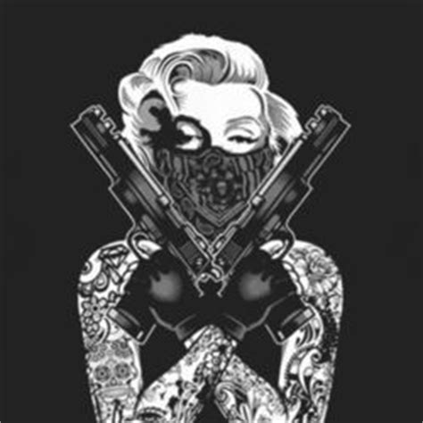 Beautiful woman holding a gun vector hand drawing. Gangster Gun Quotes. QuotesGram