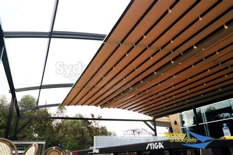 Oztech Retractable Roof System Shade Sails