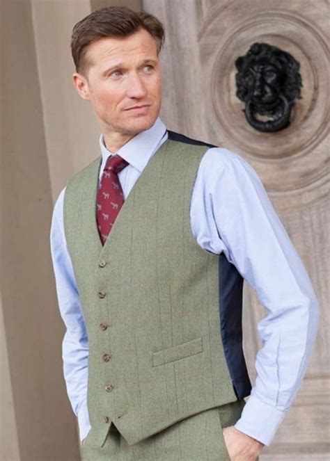 Bladen Limited Edition Tweed Lynford Waistcoat Mens From Humes Outfitters