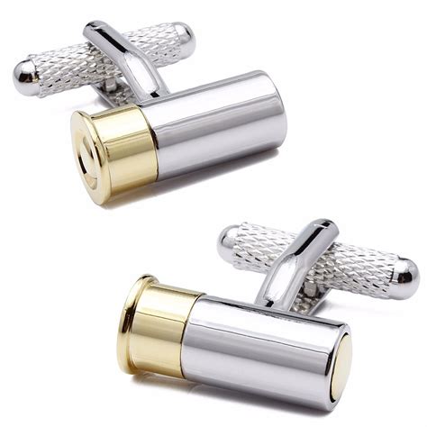 Buy Novelty Metal Bullet Cufflinks Custom Mens Cuff