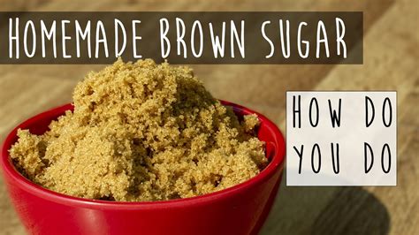 Homemade Brown Sugar Tutorial Youtube