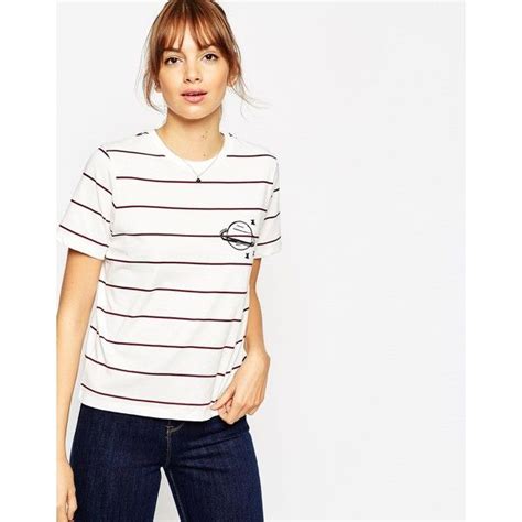 Los angeles galaxy jersey 2019 home m shirt adidas football. ASOS T-Shirt With Planet Print In Stripe (€22) liked on ...