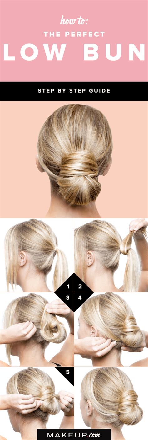 How To Get The Perfect Low Bun In 4 Easy Steps Hair Bun