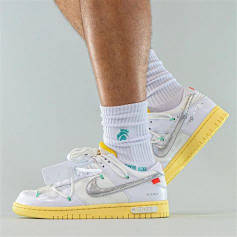 Nike Dunk Low Off White Lot Communaut Mcms