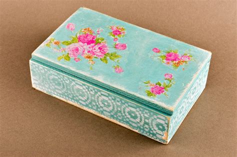 Beautiful Handmade Wooden Box Design Floral Jewelry Box Best Ts For