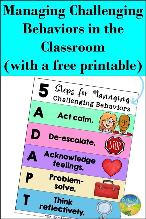 Managing Challenging Behaviors Challenging Behaviors Classroom Management Elementary