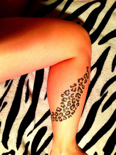 Another popular tattoo is the leopard star. Leopard print tattoo. Just to weave through some of the ...