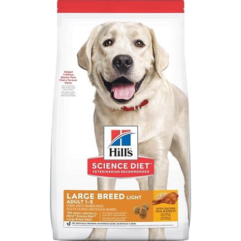 Maybe you would like to learn more about one of these? Hill's Science Diet Canine Adult Light Large Breed Dog ...