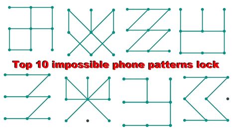 Top 10 Hardestimpossible Pattern Locks For Android Phones Best Ever