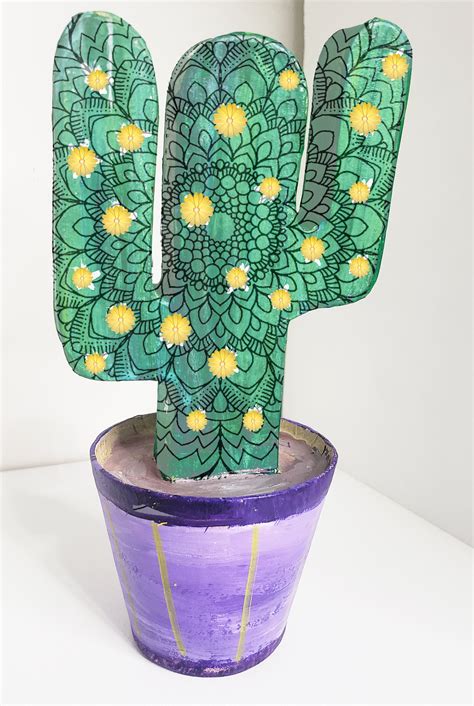 Paper Mache Cactus