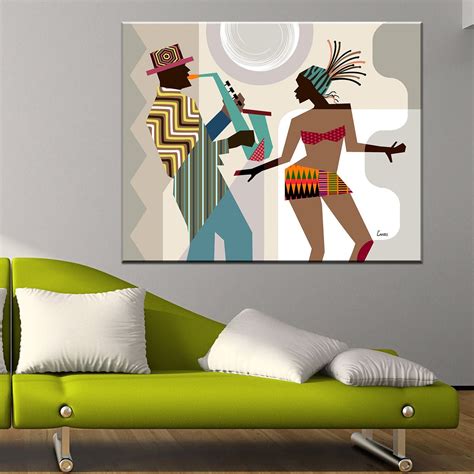 African American Wall Art African Painting African Decor Etsy