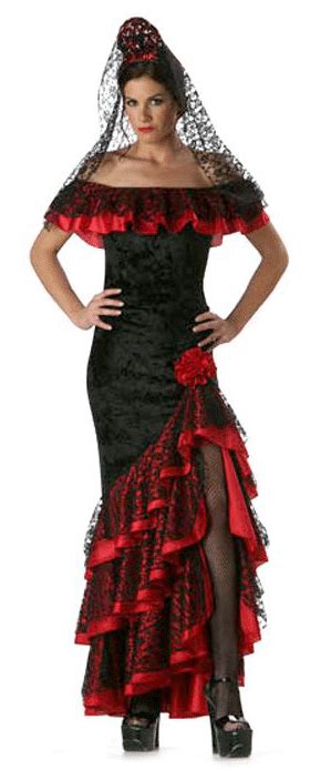 Spain Clothing Premier Senorita Spanish Costume Mexican And Spanish Costumes Mexican Fancy