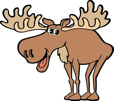 Woodsy The Moose Moose Cartoon Deer Cartoon Moose