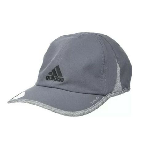 Mens Adidas Climalite Cap Gray Adjustable Fit Upf 50 For Sale Online