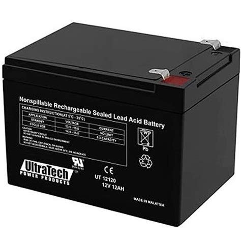 Ultratech Im 12120 12v 12ah Sla Battery F2 Terminal